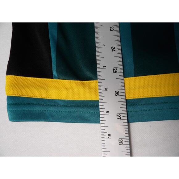 Box Lunch Hunter Whale Jersey Mens Small XX Freecs 405 Teal Yellow - Picture 6 of 8